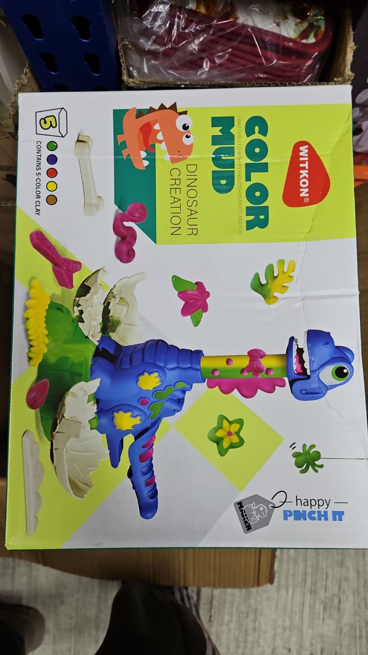 Juego Maquina De Plastilina Dinosaurio Cuello Largo