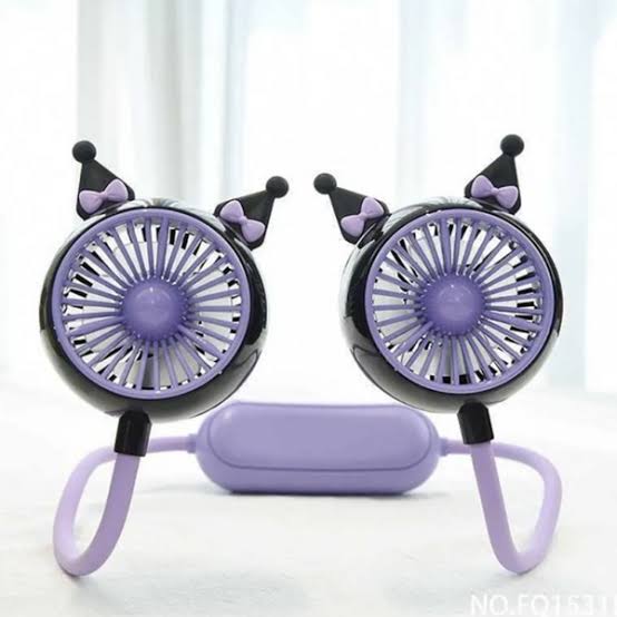 Mini ventilador cuello Kuromi