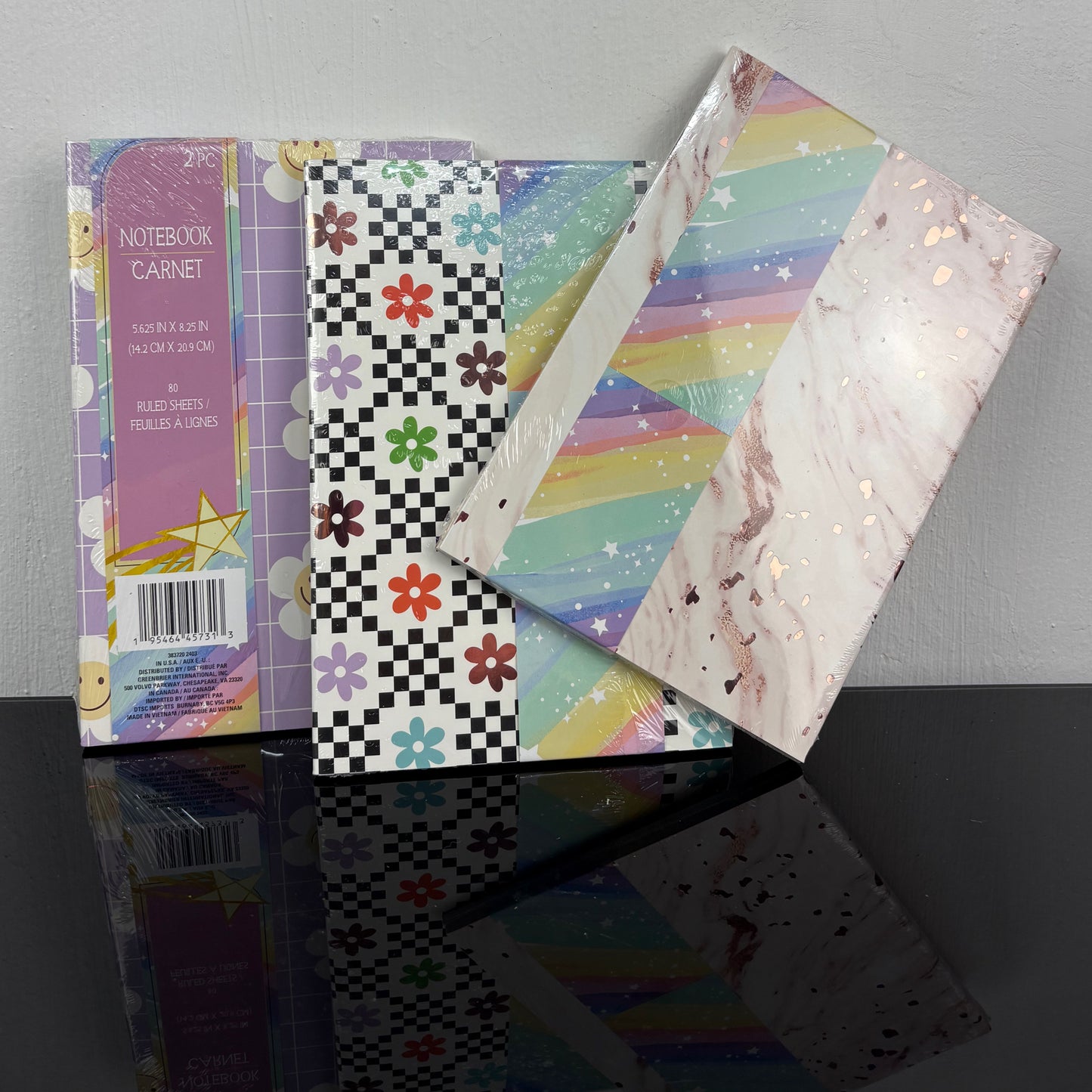 Juego de libretas con diseños