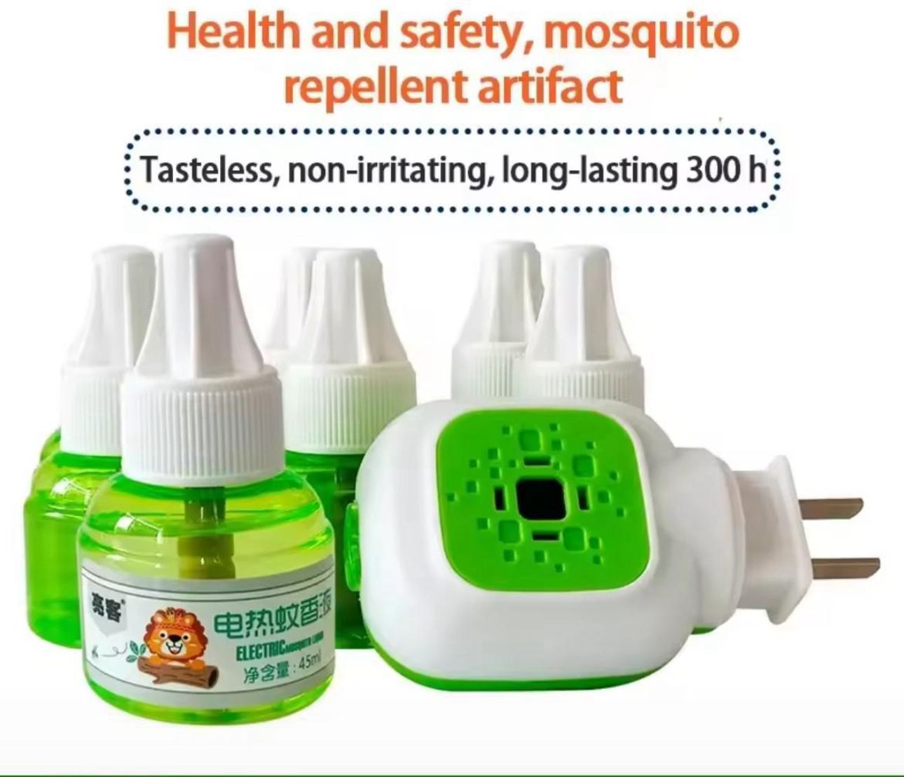 Aparato mosquito con 2 frasco liquido