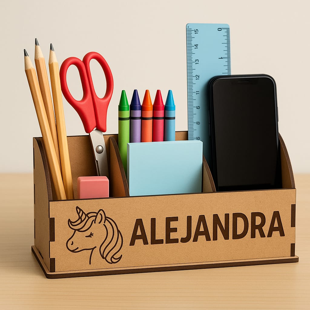 Organizador Escolar (Personalizable nombre y dibujo)