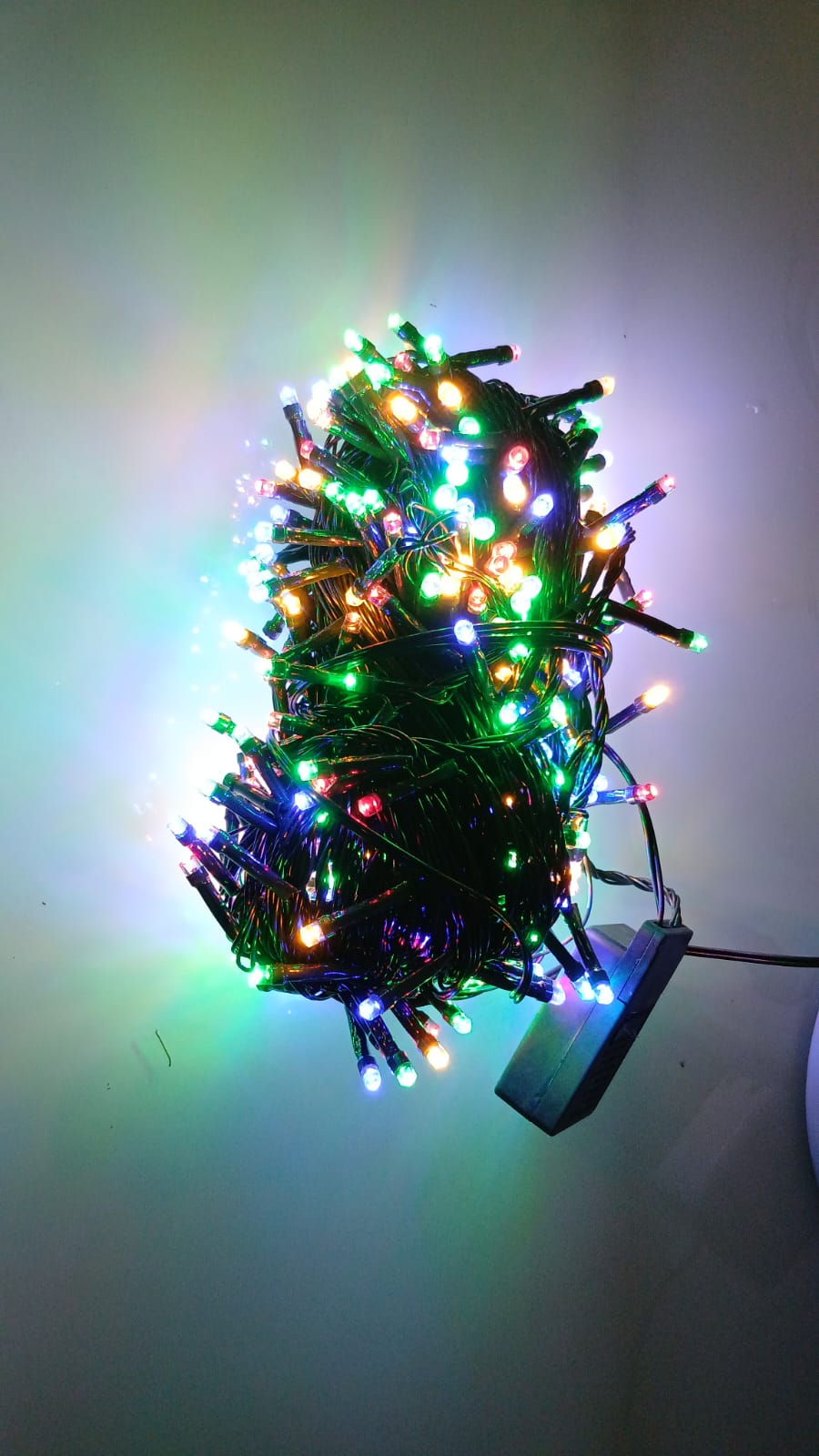 Serie navideña 400 luces colores