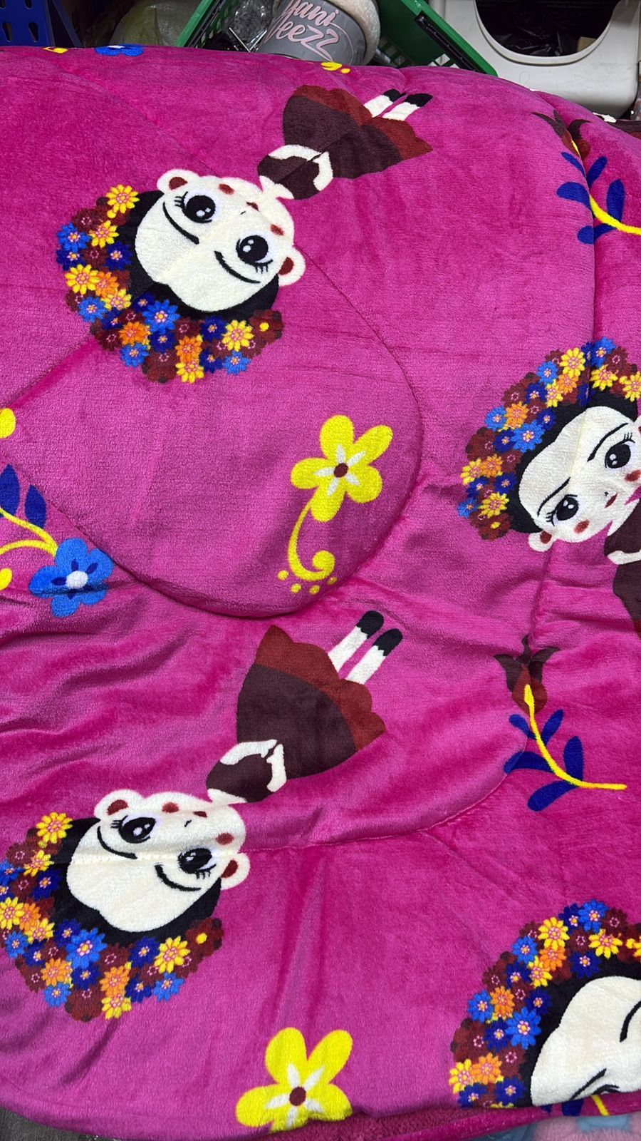 BULTO 6 PCS / Cobertor aborregada con diseños