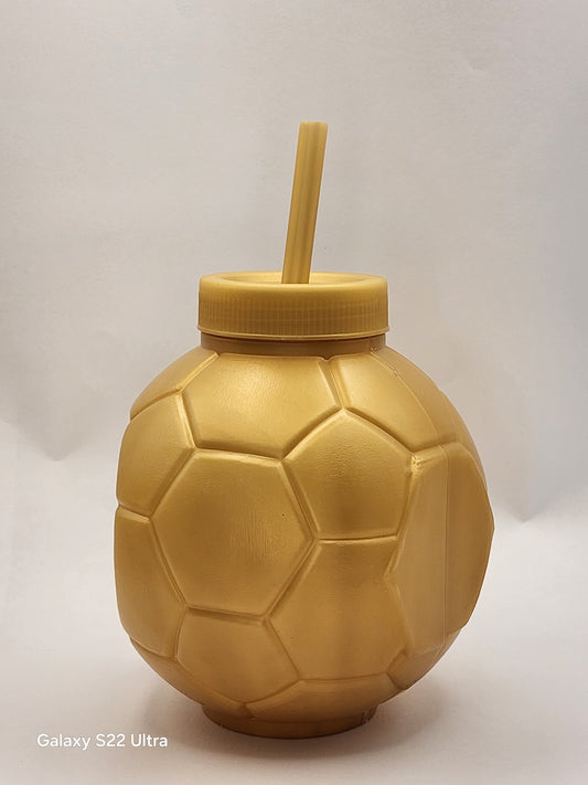BOTE PLASTICO CON POPOTE BALON - PRODUCTO TENDENCIA