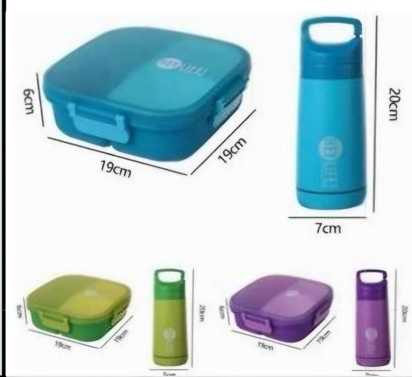 Juego de topper con botella