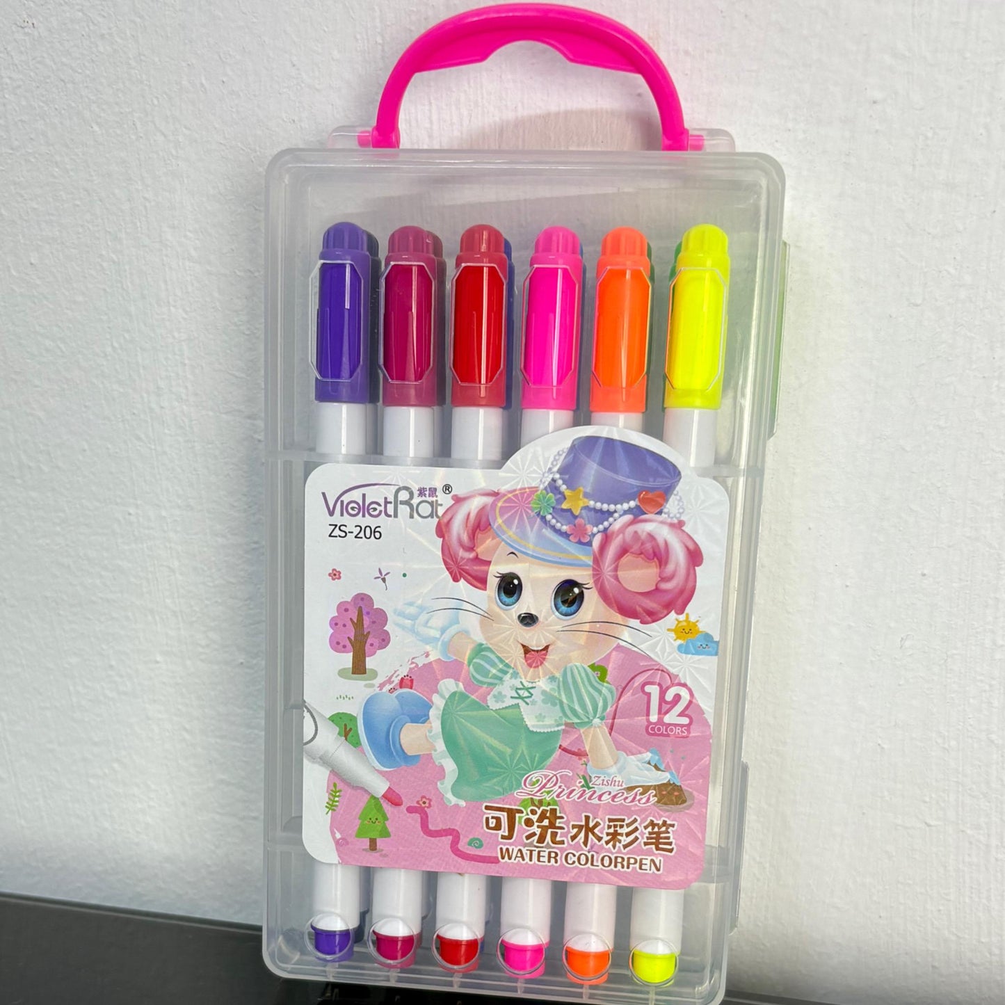 Juego De 12 Plumines De Colores