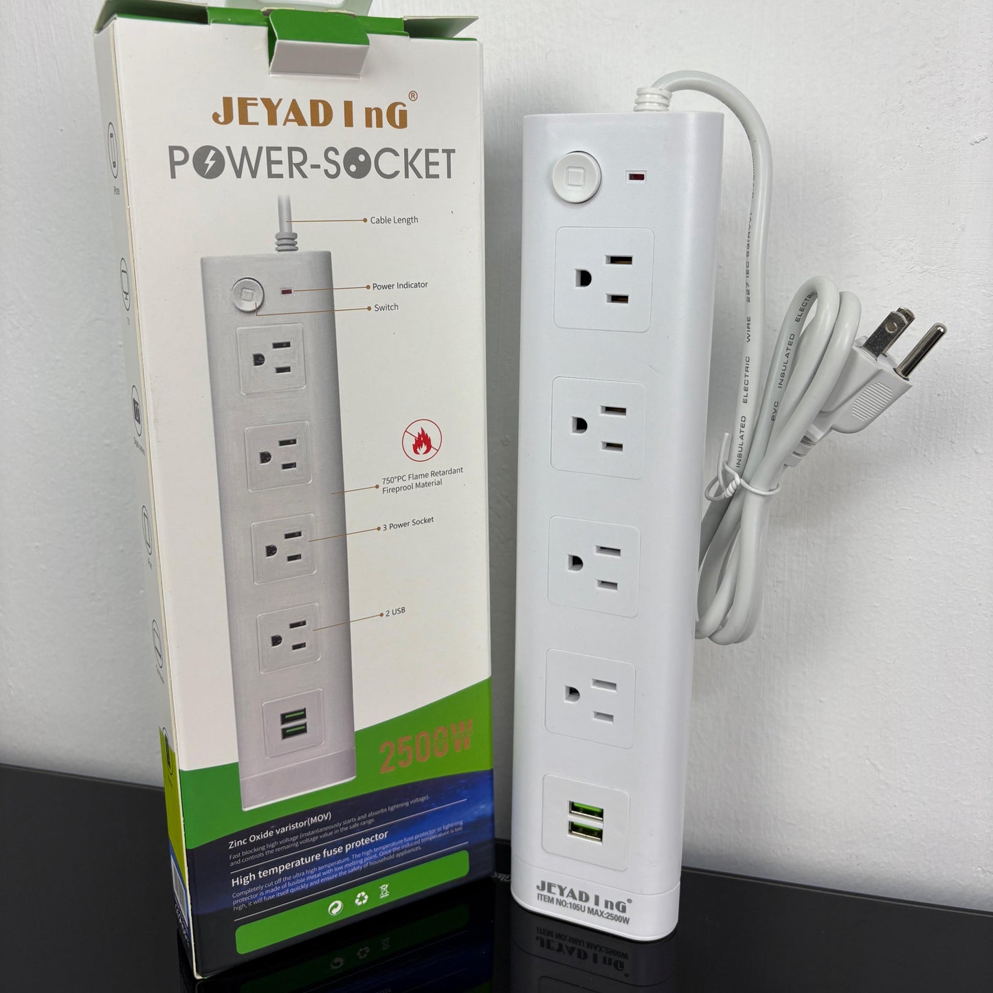 Multicontacto 4 Sockets y USB 105u