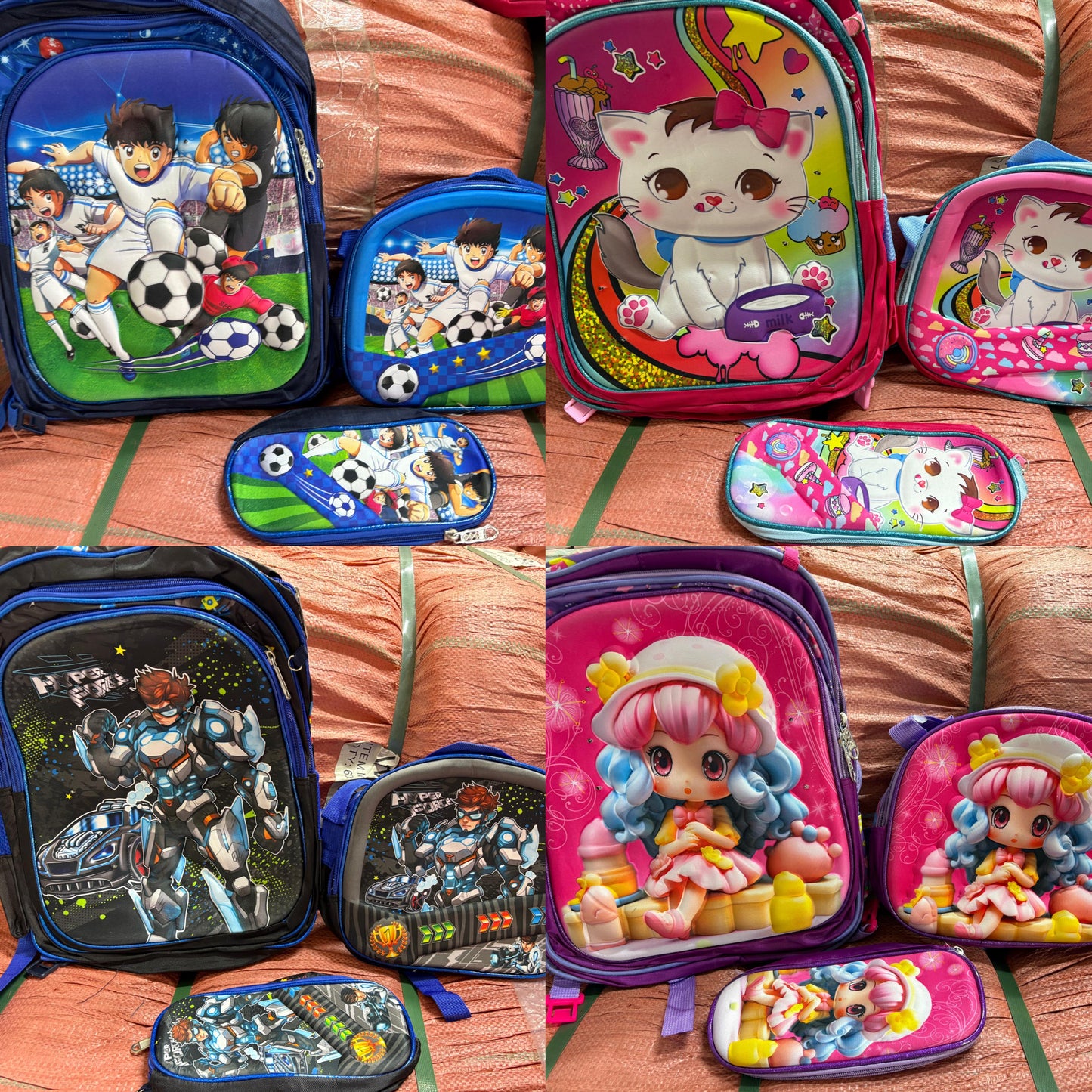Mochila Trio con luz (Primaria)