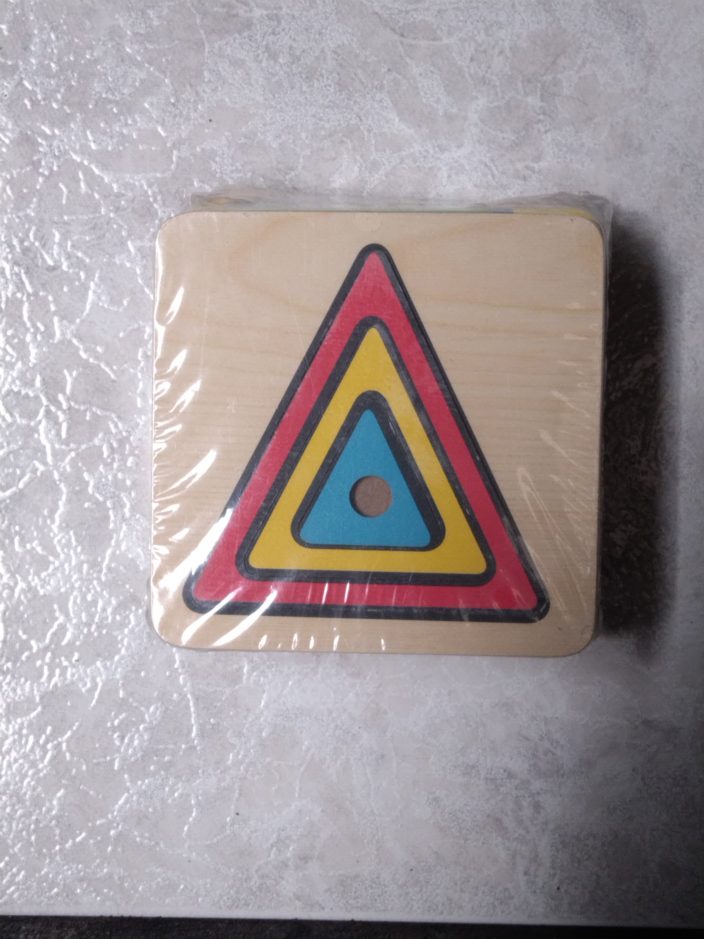 Rompecabezas sencillo grueso de madera