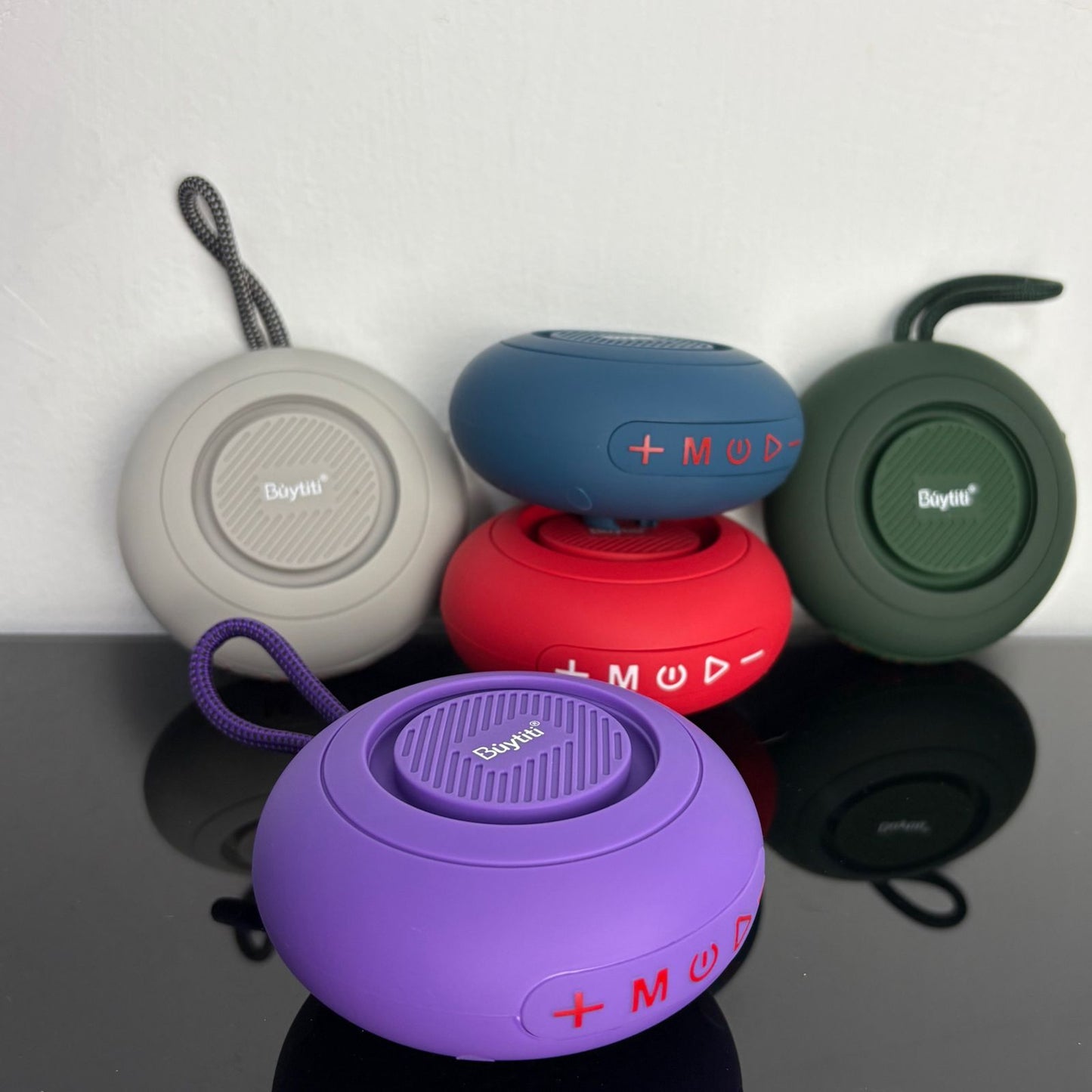 Bocina Bluetooth portatil con ventosa