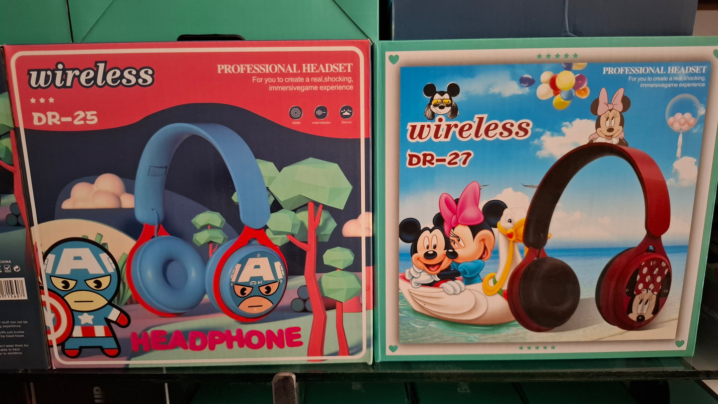 AUDIFONOS BT DE PERSONAJES