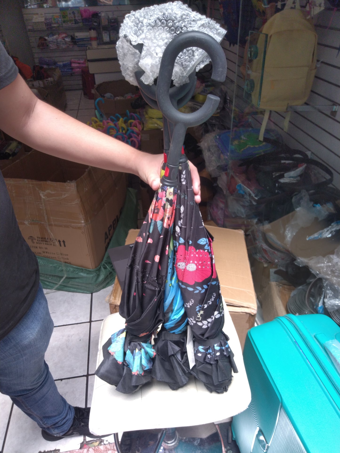 Paraguas diseños con asa