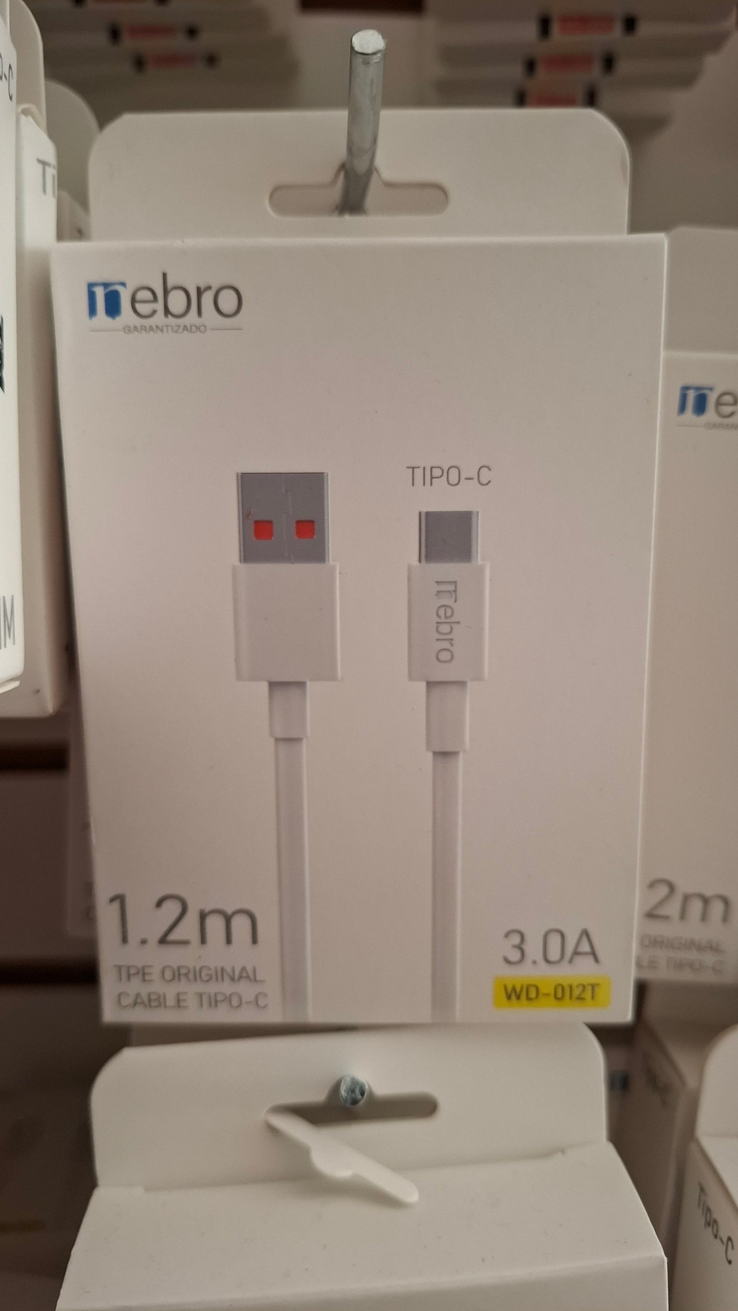 CABLE USB-TipoC ORIGINAL TPE 5.0A 1.2M