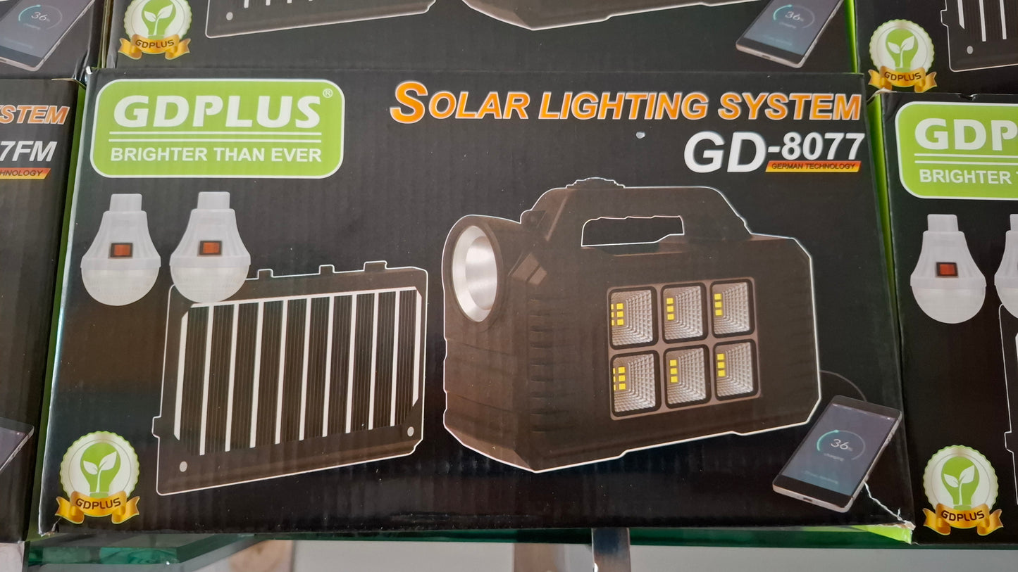 Lampara solar GD8077FM