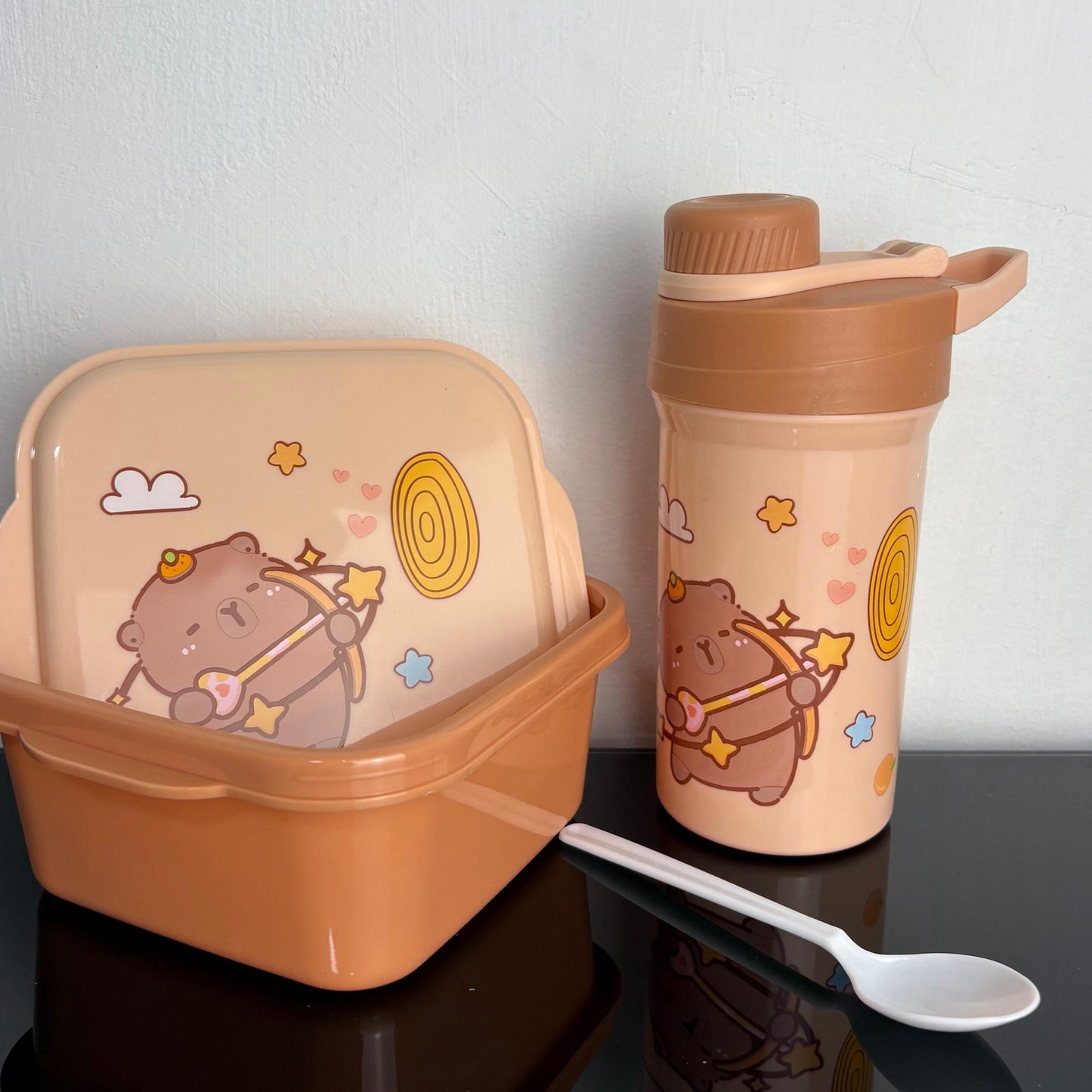 Topper Y Vaso De Capibara