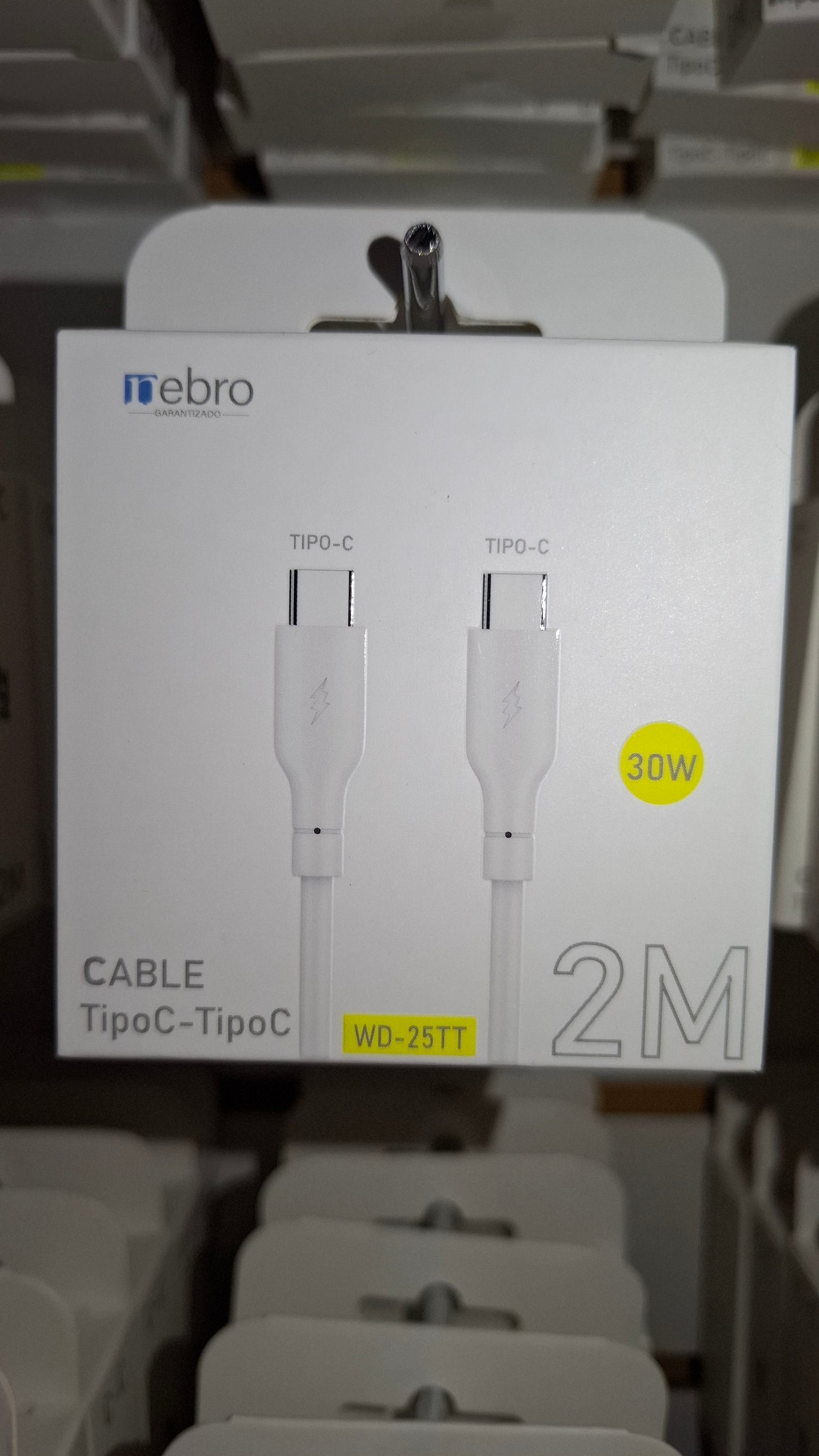 Cable Carga Rápida C-C WD-25TT