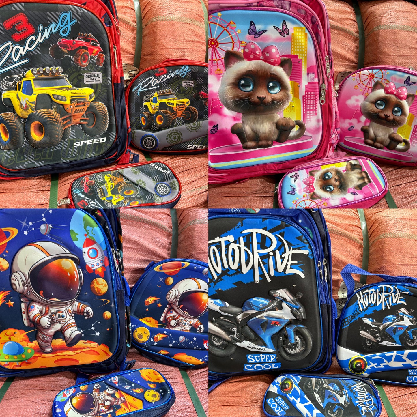 Mochila Trio con luz (Primaria)