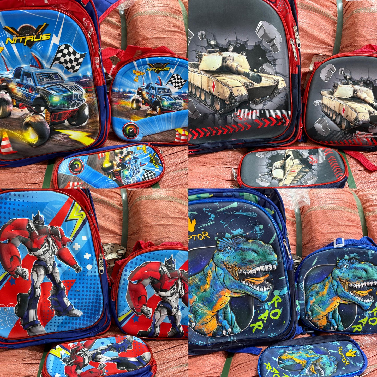 Mochila Trio con luz (Primaria)