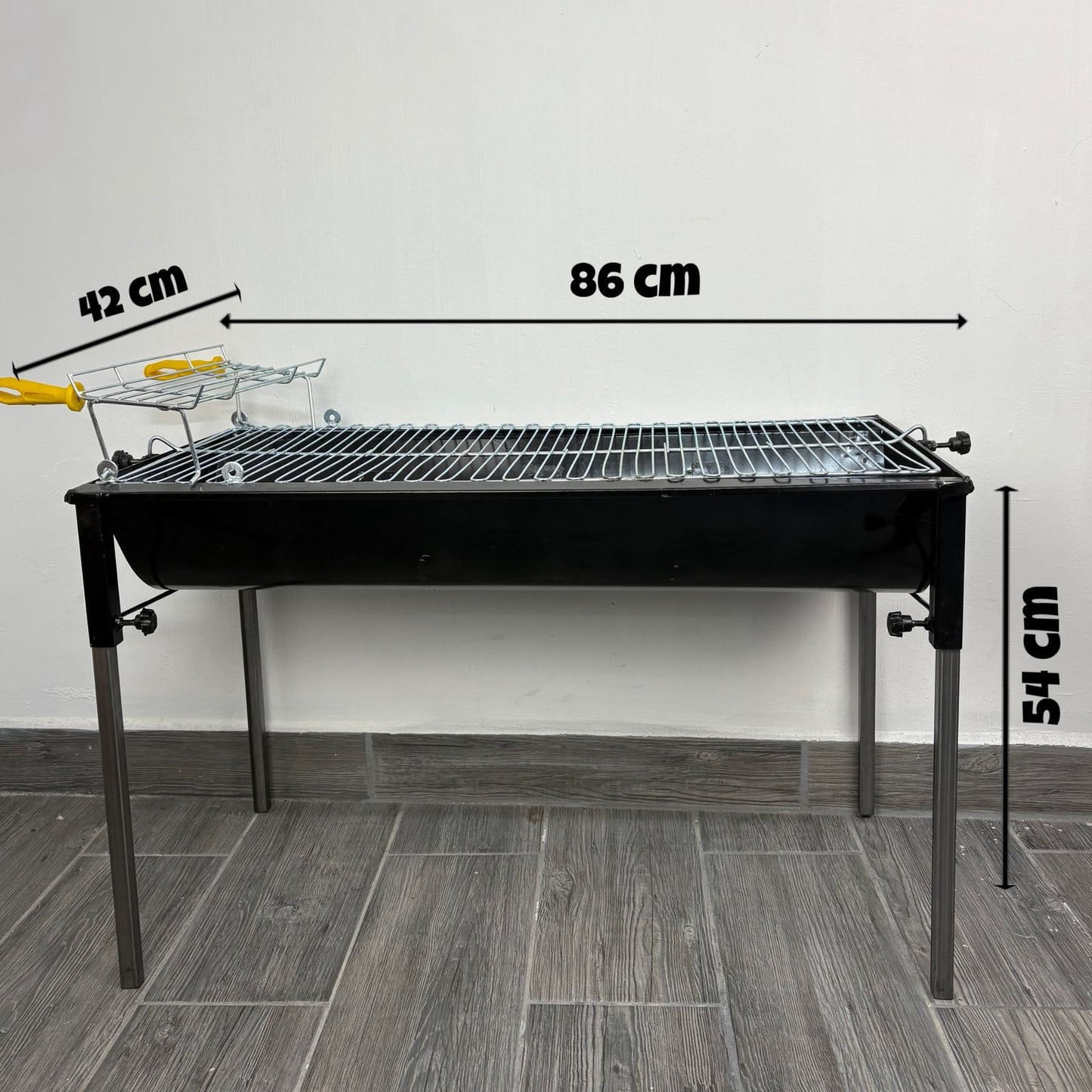 Asador de metal grande