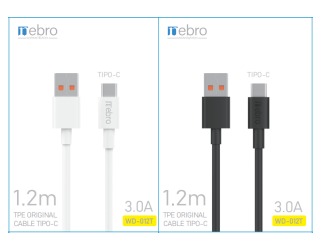 CABLE USB-TipoC ORIGINAL TPE 5.0A 1.2M