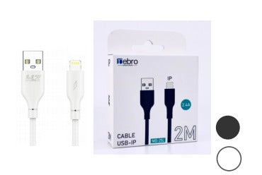 Cable USB-IP 2.4A 2M