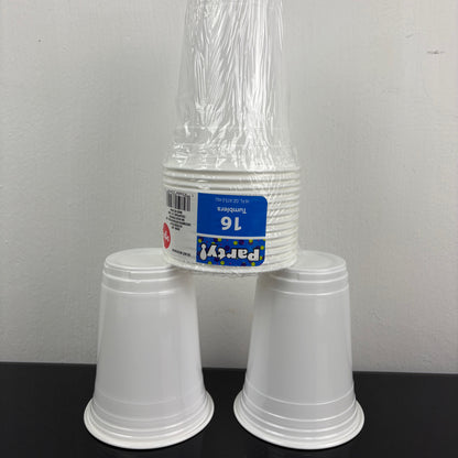 Vaso desechable 16 pzas
