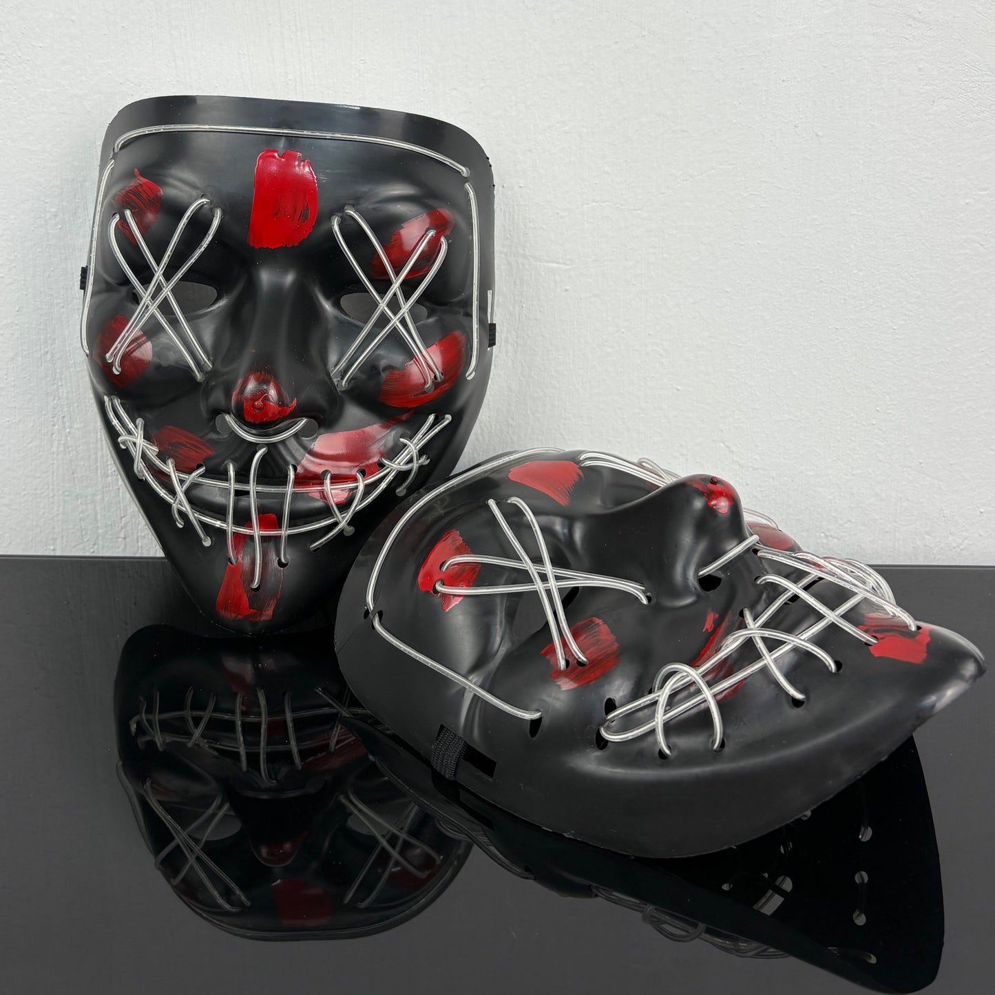 Mascara Halloween con Luz Neón