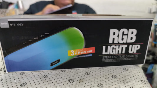 Bocina Bluetooth led portatil Flama
