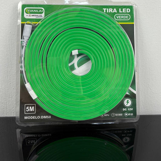 Tira de luz led roja y verde