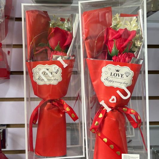 Flor en caja por pieza