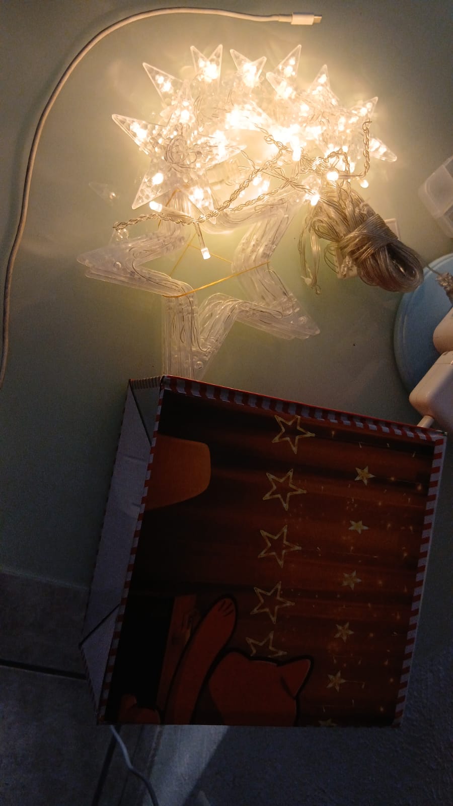 Cascada estrellas 3 metros