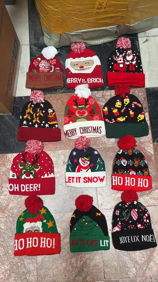 Gorro Navideño con Luz