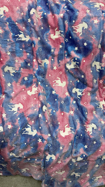 BULTO 6 PCS / Cobertor aborregada con diseños