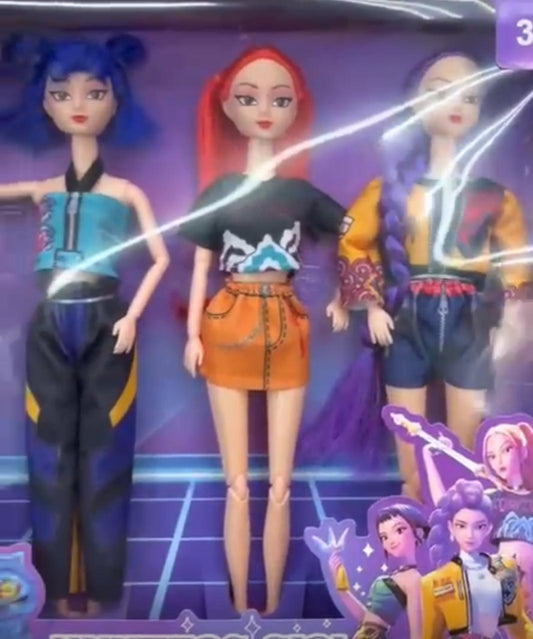 CAJA MUÑECA 3PZ KPOP