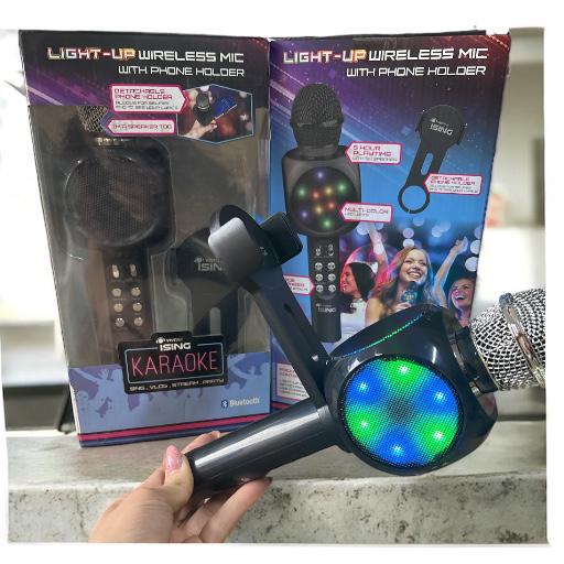 Microfono Karaoke con Soporte para Celular