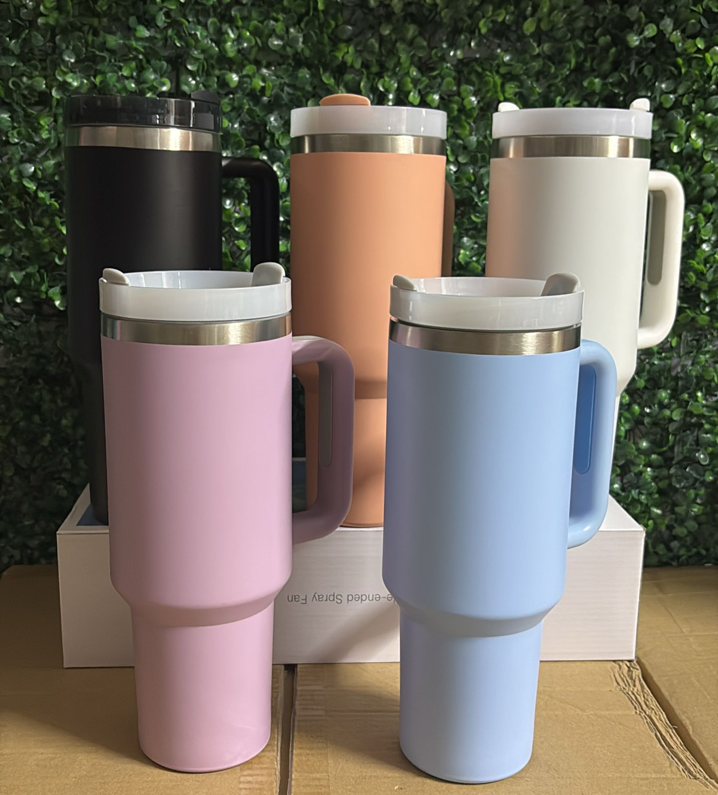 Termo 40 Oz Con Asa y popote