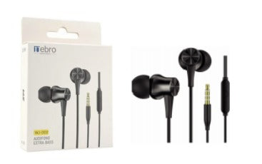 Audífono 3.5mm NEGRO