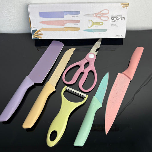 Juego de cuchillo chico 6pz