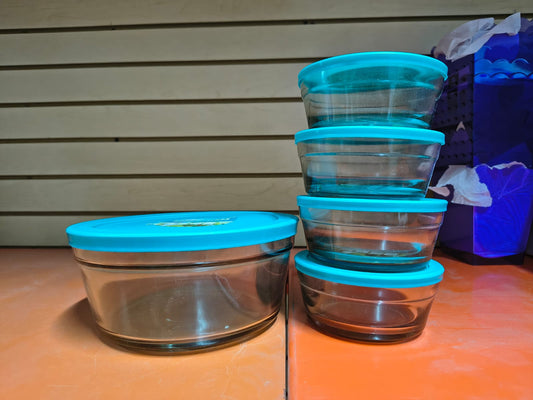 juego topper vidrio circular