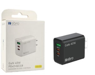 Cargador GaN 40W(Total)