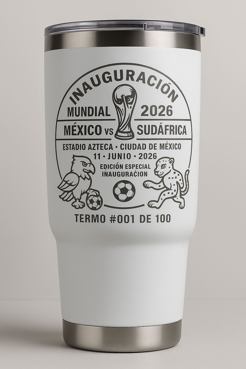 PREVENTA Termo edición limitada 1-100  piezas Inauguración Mundial 2026