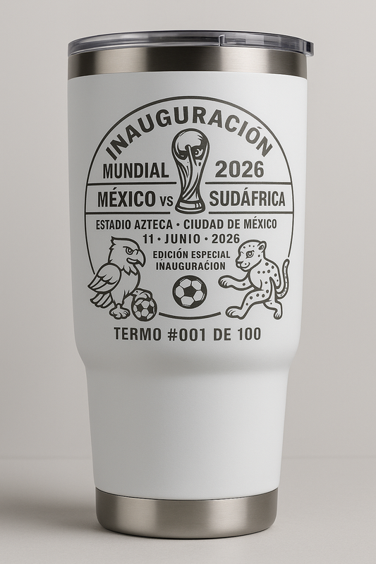 PREVENTA Termo edición limitada 1-100  piezas Inauguración Mundial 2026