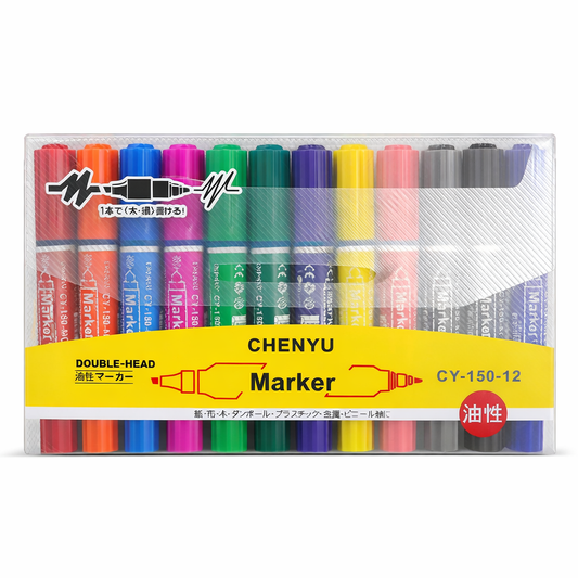 Blister 12 Marcatextos Doble Punta