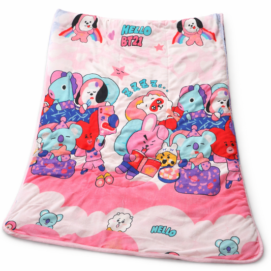 Cobertor aborregada con diseños