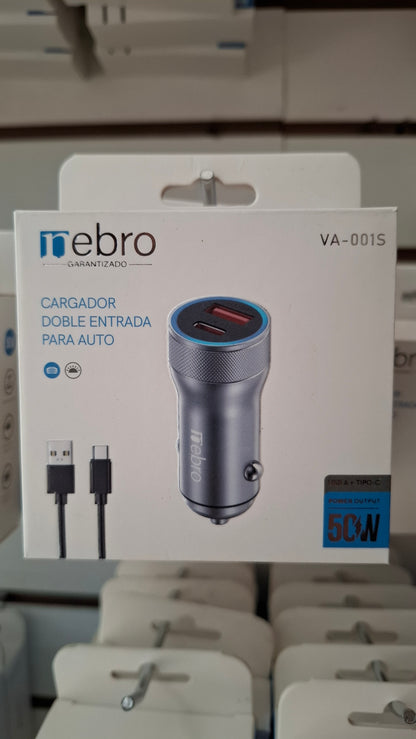 PLUGIN CARGADOR COMBO 50W