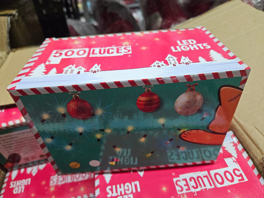 Serie navideña 500 luces CÁLIDA 32 metros