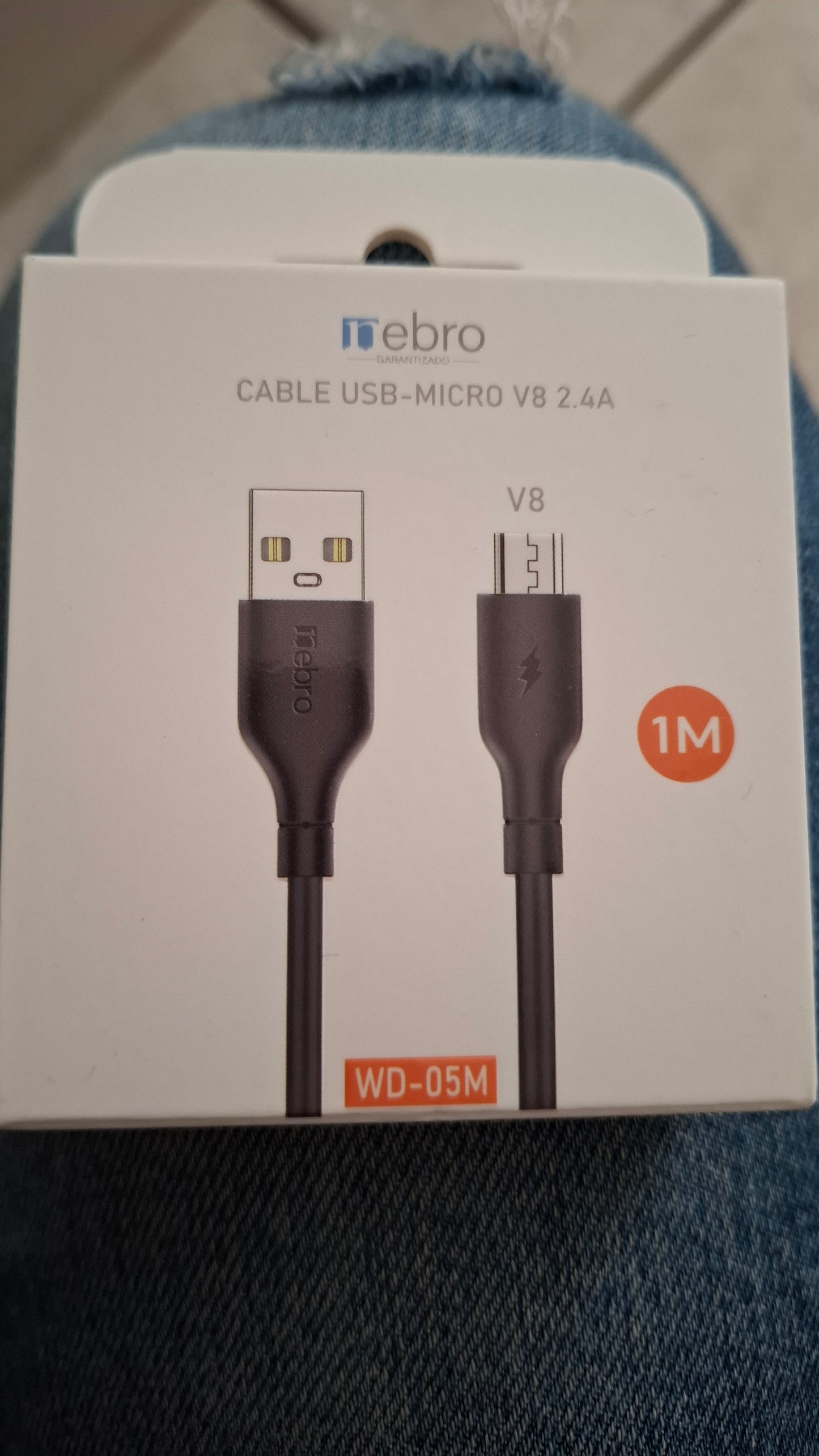 Cable USB-V8 2.4A