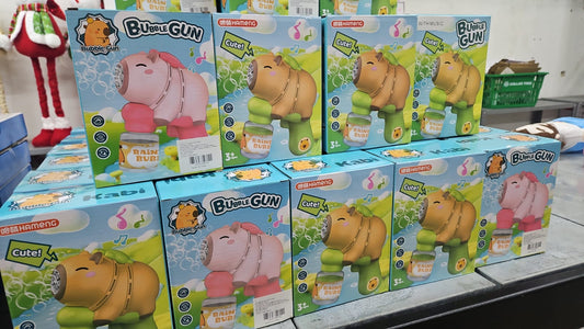 Pistola burbujas capibara