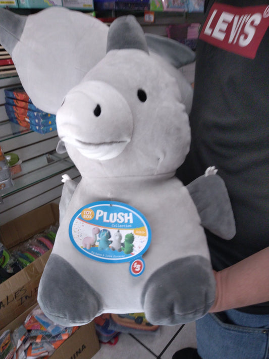 Peluches dinosaurios y oso grandes