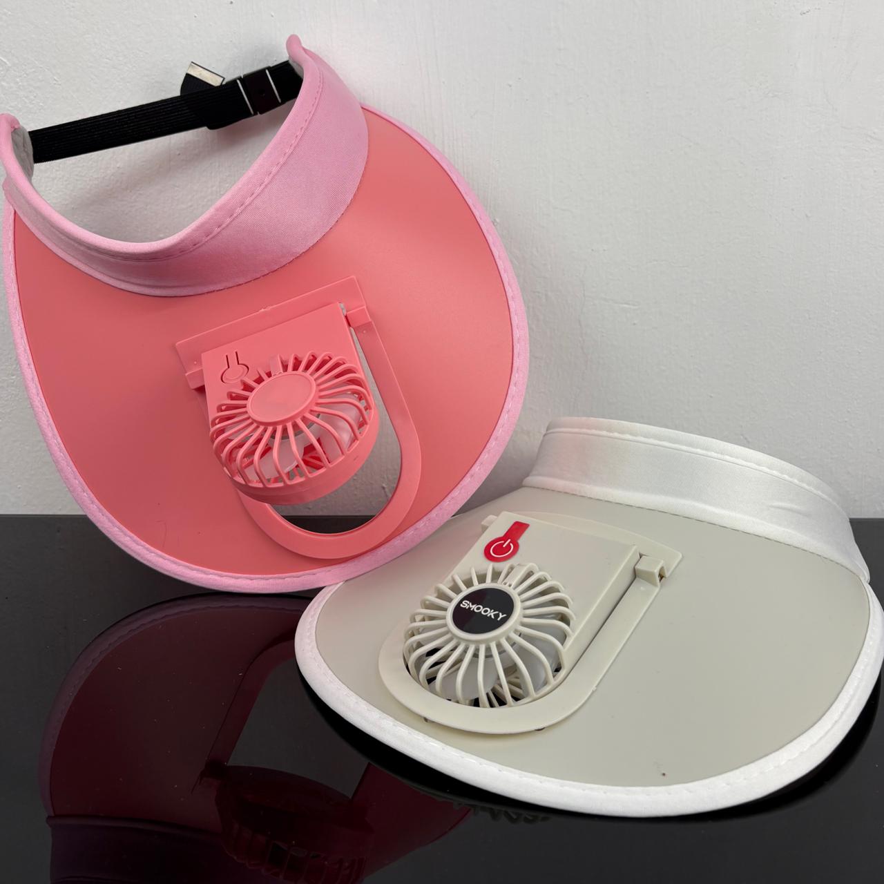 Gorra con ventilador